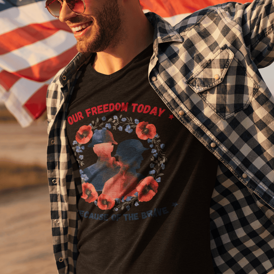 PREMIUM SOLIDERS IN FLOWER T-SHIRT NDM