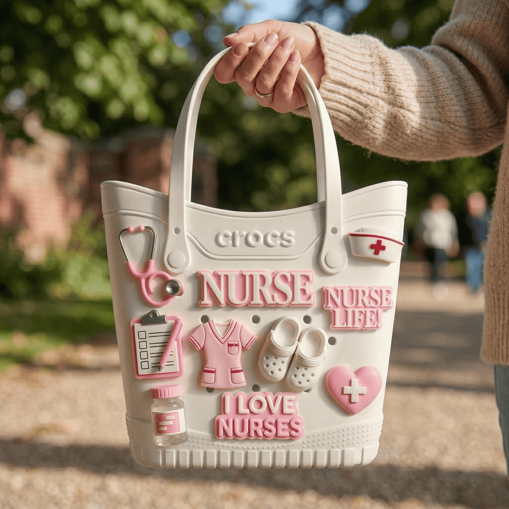 Premium NURSE Rubber Tote Bag HTTT