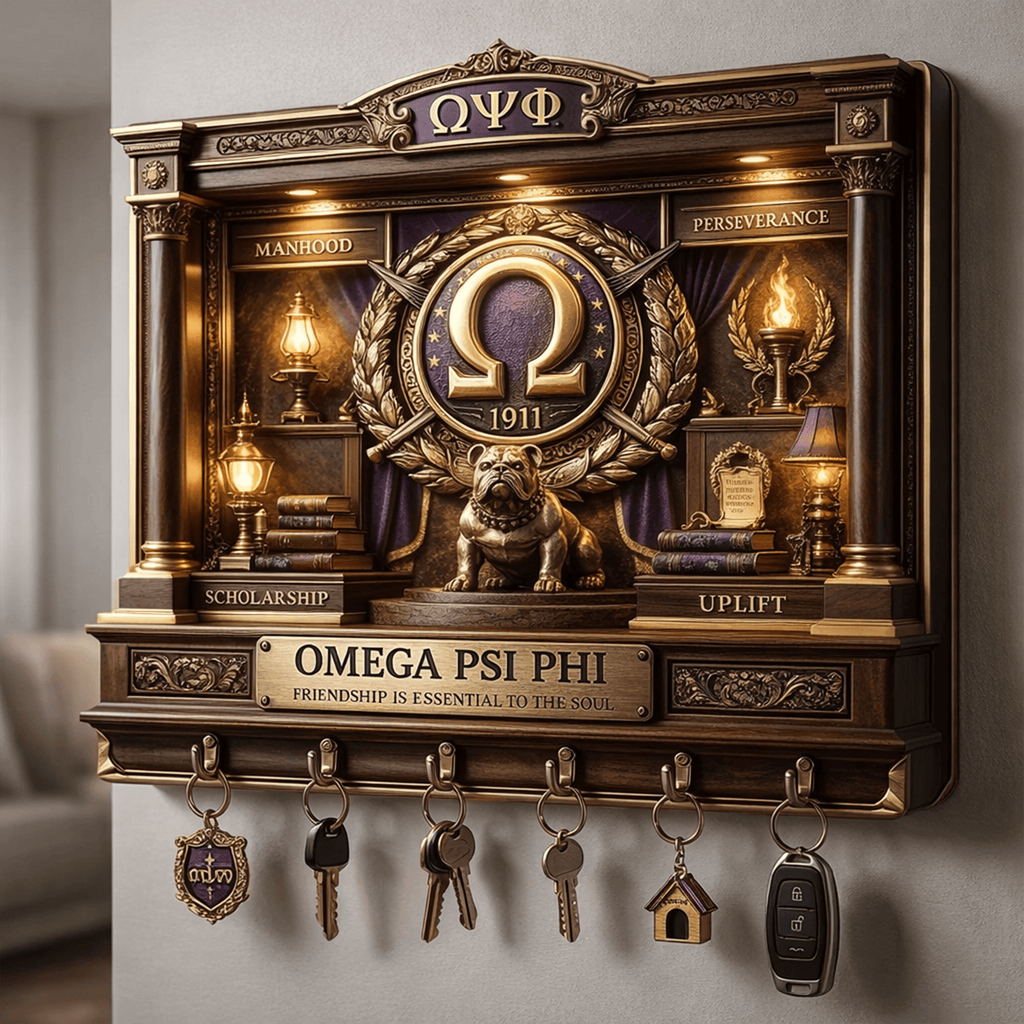 OMPP WALL-MOUNTED KEY HOLDER LNTH
