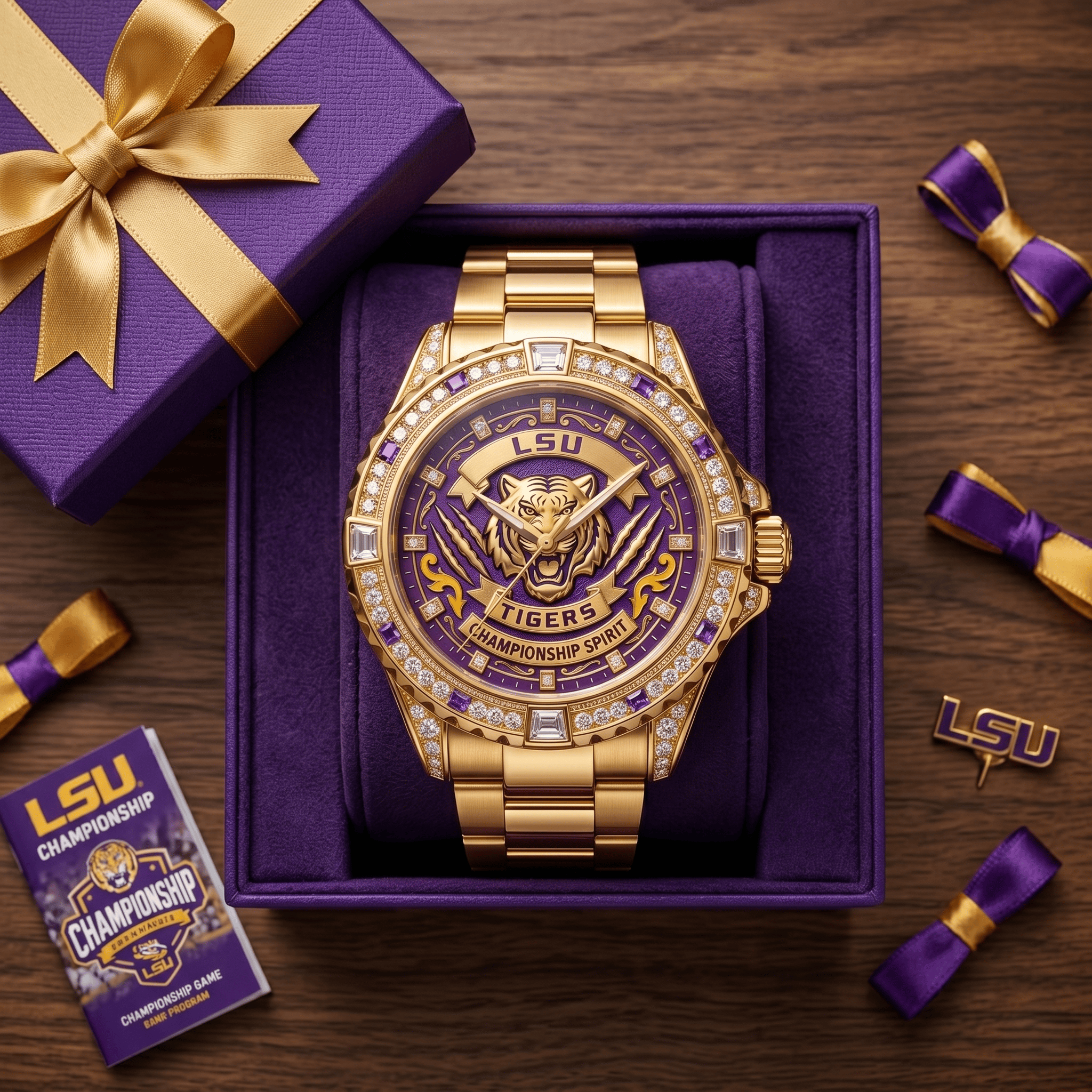 LSU Stainless Steel Watch HTTT