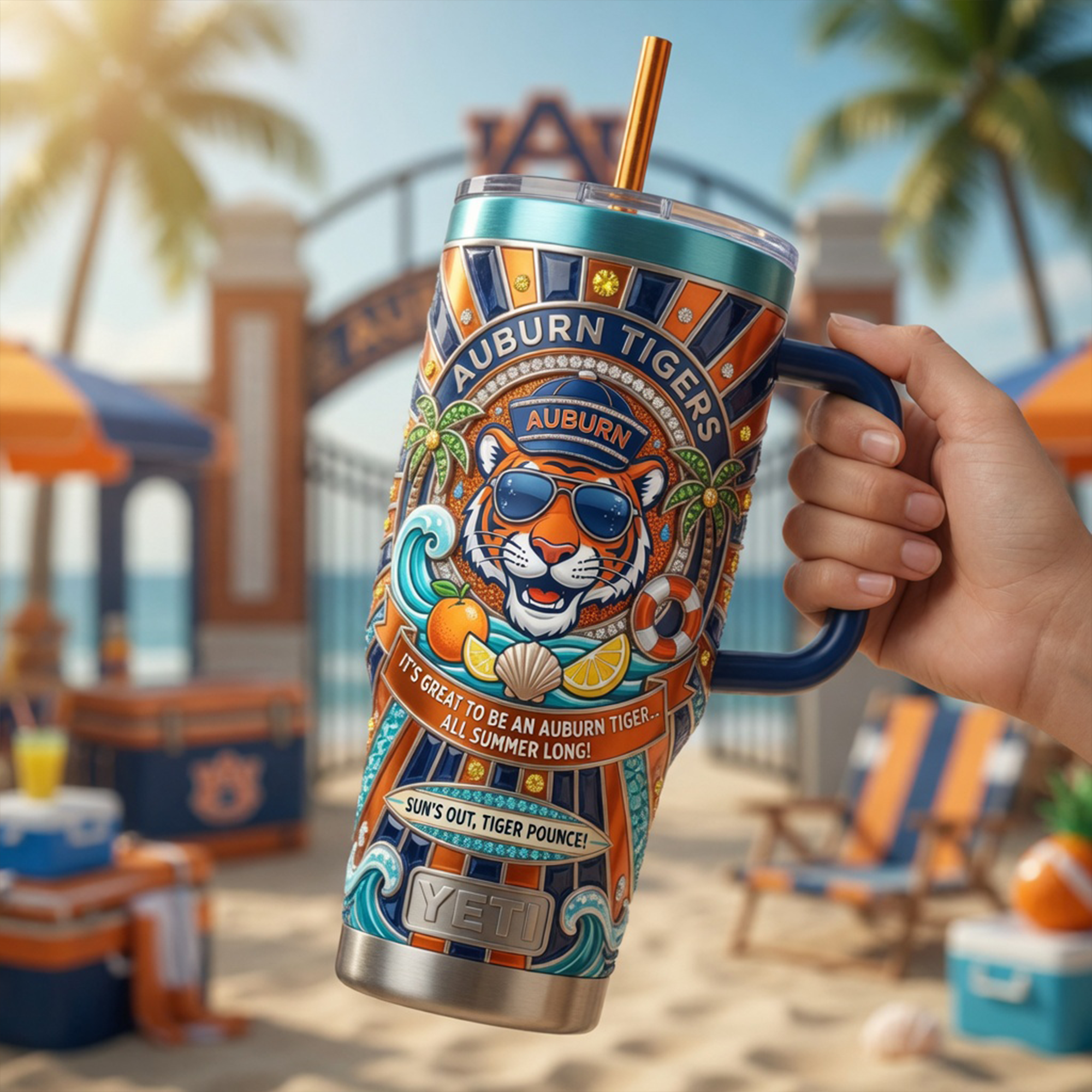 ABTG 40oz Tumbler With Handle LNTH