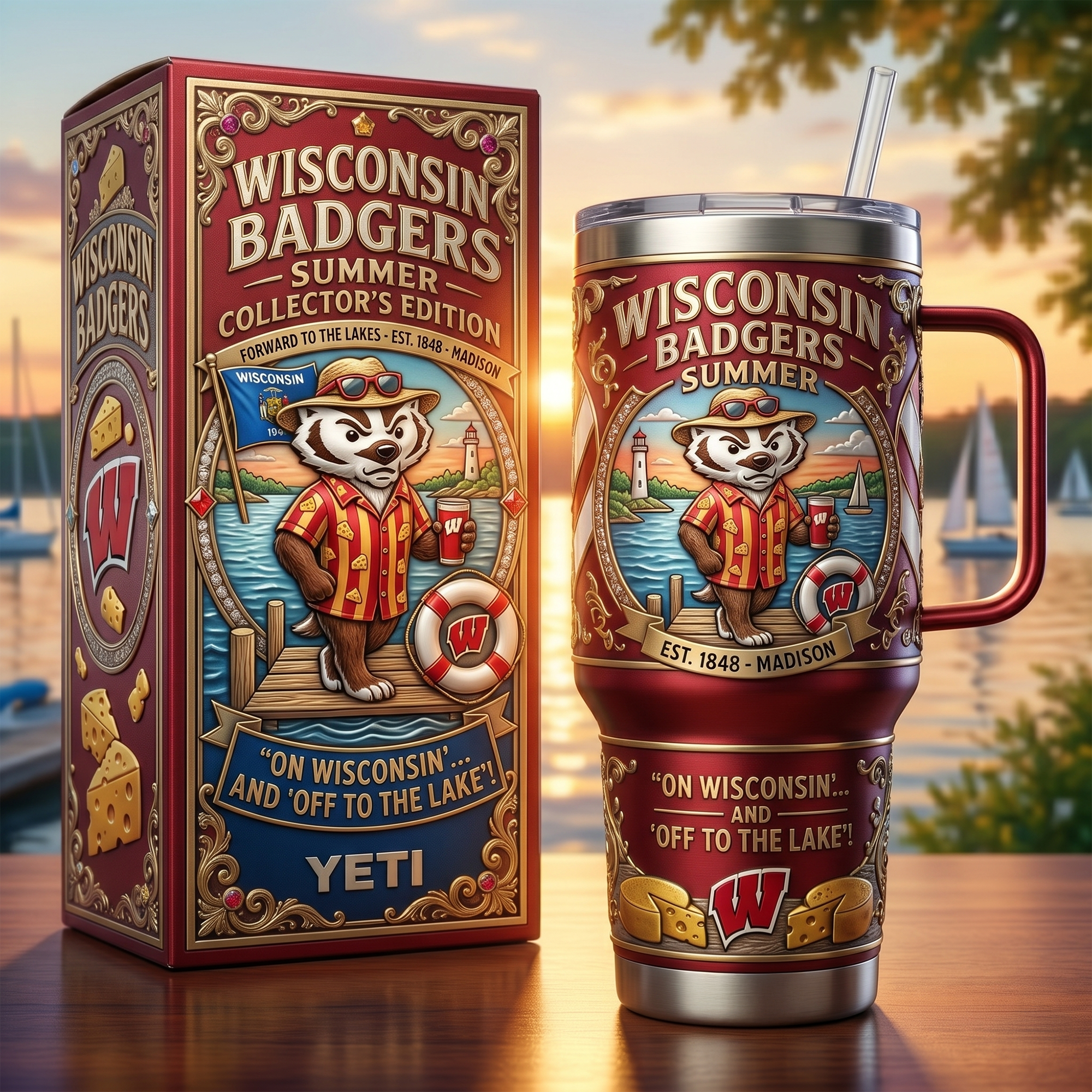 WBG 40oz Tumbler With Handle LNTH