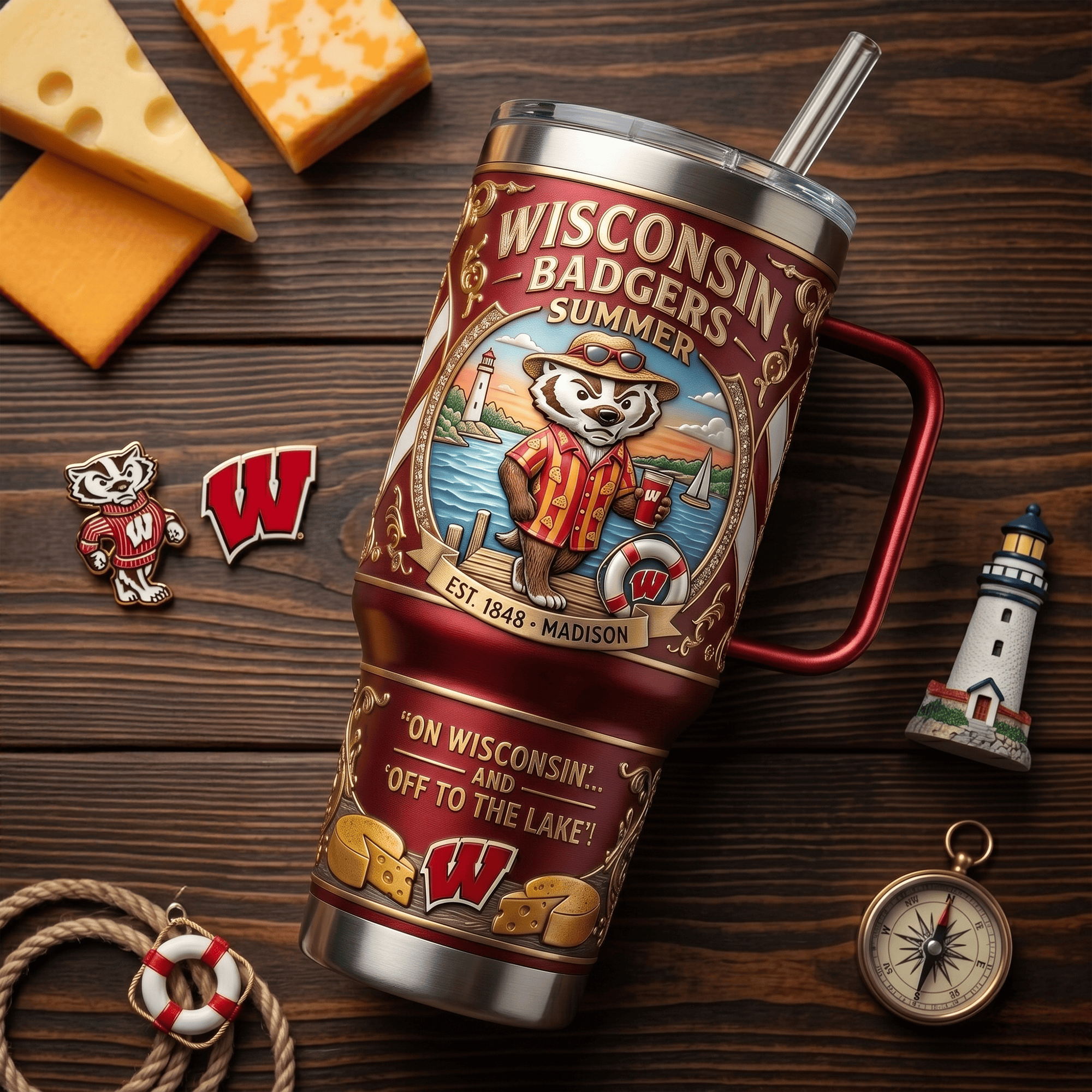 WBG 40oz Tumbler With Handle LNTH