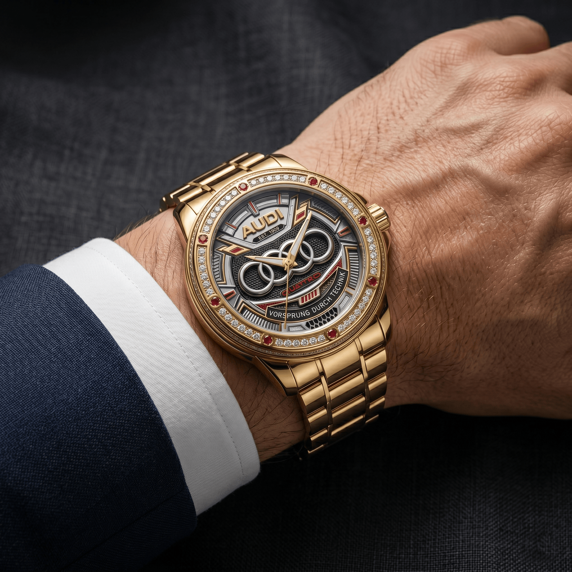 AUD Premium Stainless Steel Watch LNTH