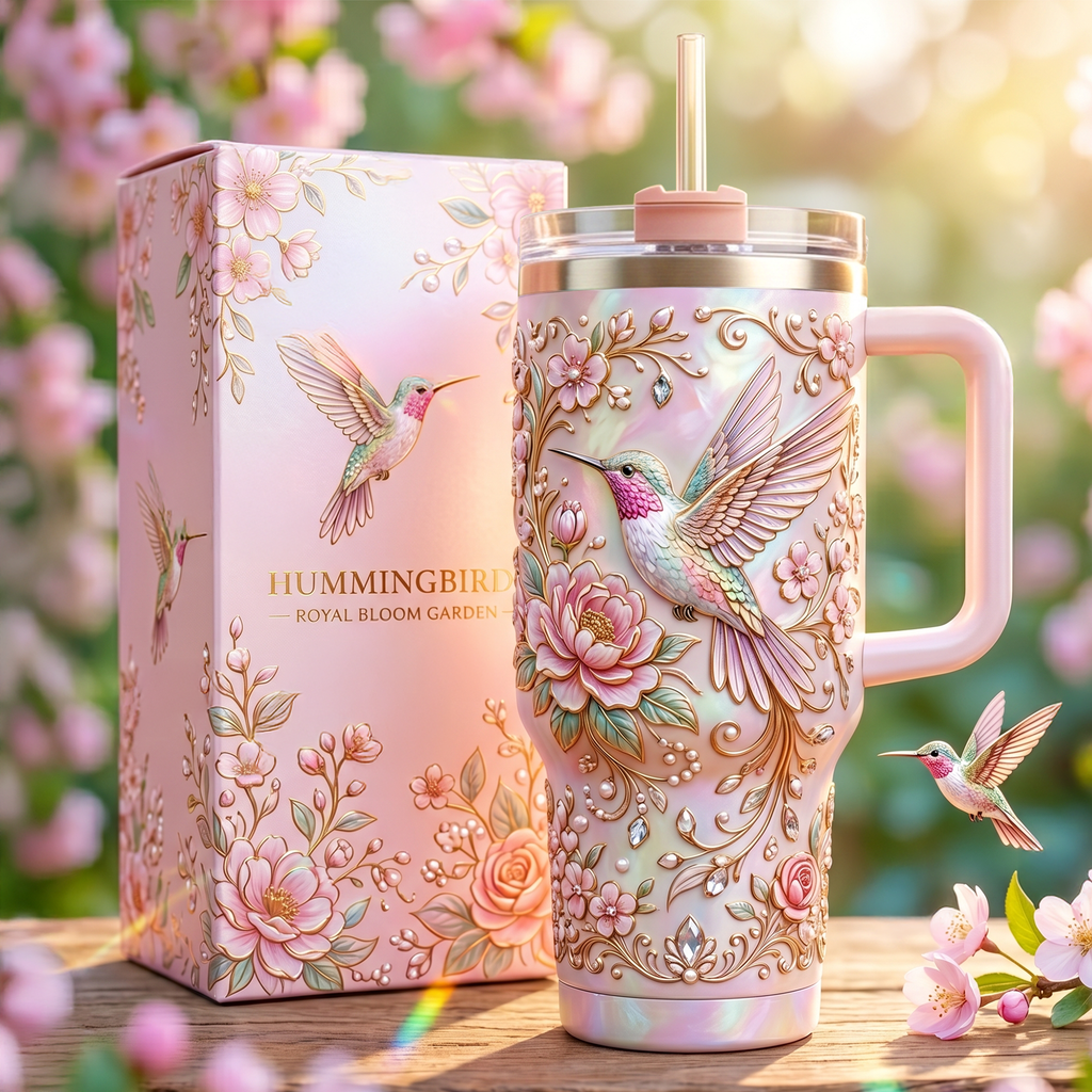 Premium HMB 40oz Tumbler With Handle LNTH