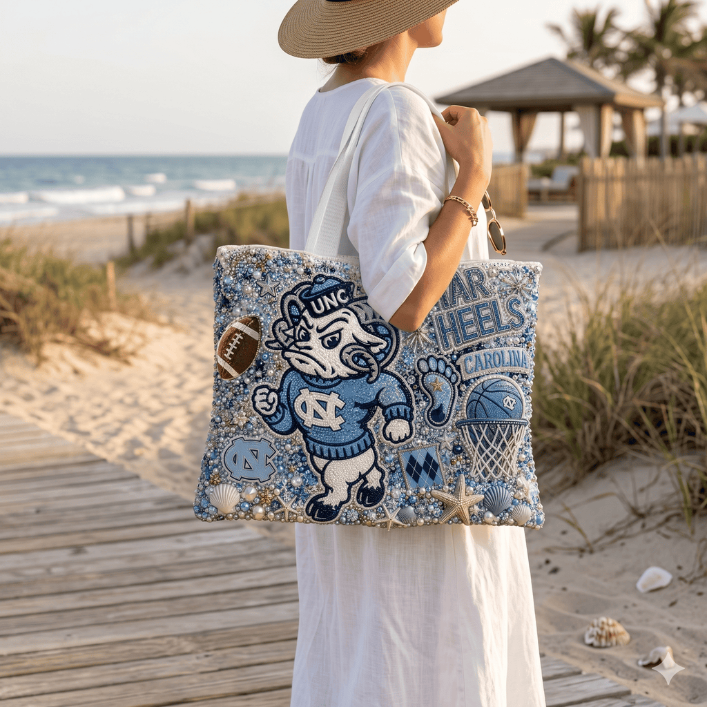 UNC Summer Vibes Tote Bag HTTT