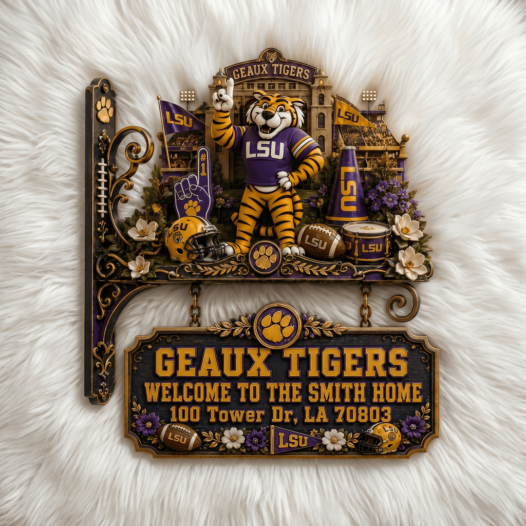 LSU Premium Welcome Sign TNSM