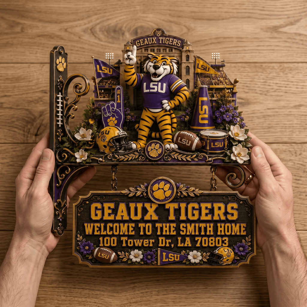 LSU Premium Welcome Sign TNSM